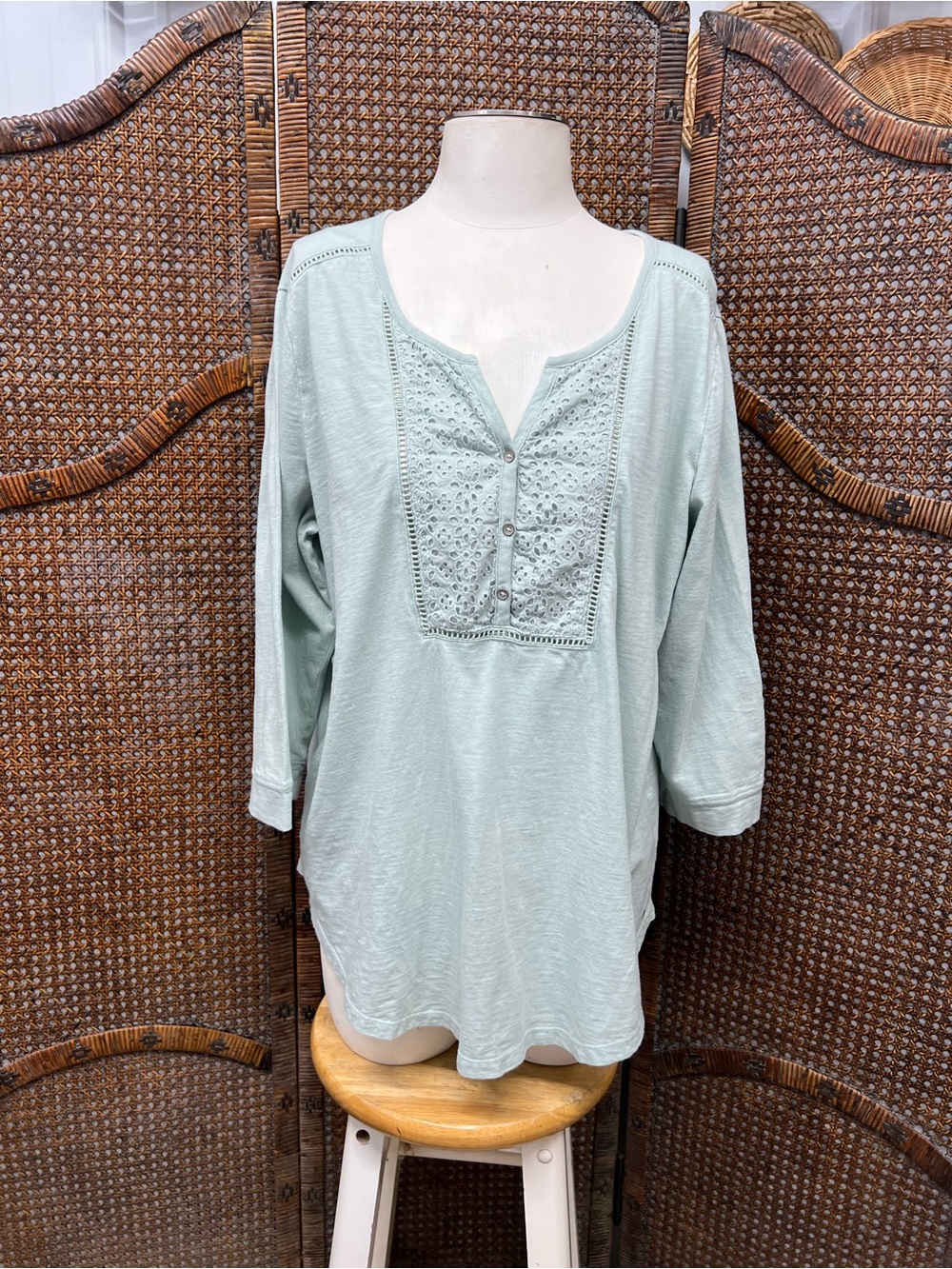 Eddie Bauer cotton top 2XL
